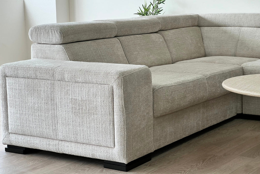 Canapé KAROLA Tissu Marbella Crème